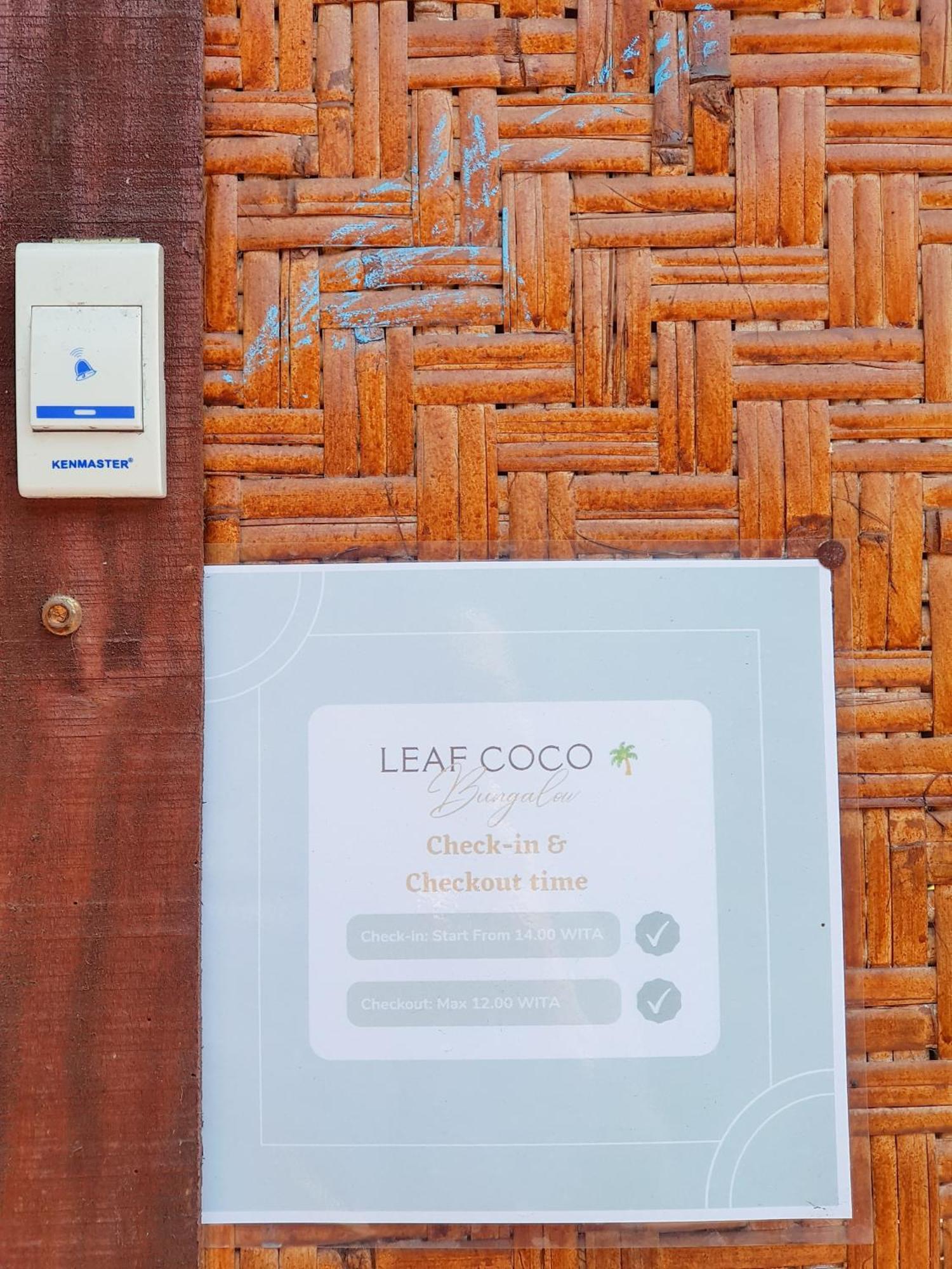 Leaf Coco Bungalow Gili Air Zewnętrze zdjęcie